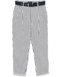 Pinko - Modesta Striped Belted Trousers - Lyst