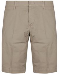 Fay - Button-Fastening Chino Shorts - Lyst