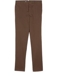 PT Torino - Gabardine-weave Trousers - Lyst