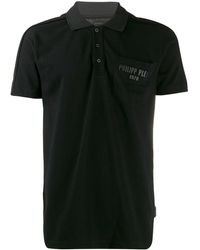 Philipp Plein Poloshirt Met Logo Zak - Zwart