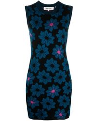 Diane von Furstenberg - Daisy Intarsia-knit Sleeveless Dress - Lyst