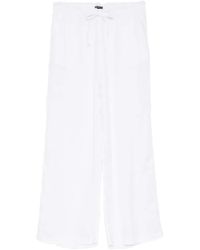 James Perse - Drawstring Linen Trousers - Lyst
