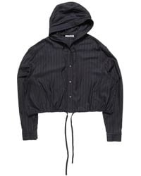Acne Studios - Button-Up Wollen Shirtjack - Lyst
