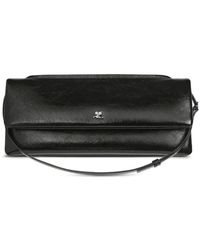 Courreges - Kleine Cuff Naplack Schultertasche - Lyst
