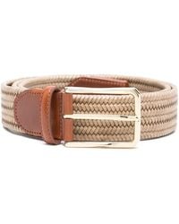 Canali - Woven Belt - Lyst