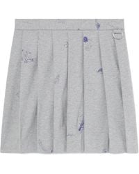 Vetements - Scribble-Print Pleated Skirt - Lyst
