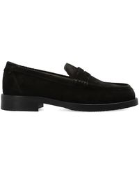 AllSaints - Bloom Leather Loafers - Lyst