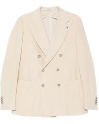 Tagliatore - Giacca Double-Breasted Corduroy Jacket - Lyst