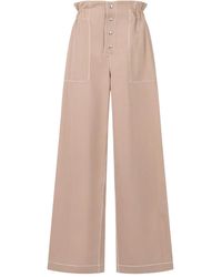 Marni - Gabardine Pants With Paperbag Waist - Lyst
