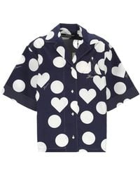 Jacquemus - Blouse Met Stippen En Hartprint - Lyst