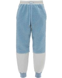 JW Anderson - Two-tone Panelled Drawstring Track Pants - Lyst