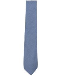 Canali - Diamond-Weave Wool Tie - Lyst