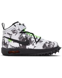NIKE X OFF-WHITE - Air Force 1 Mid Grim Reaper スニーカー - Lyst