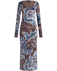 Etro - Dress With Jacquard Effect - Lyst