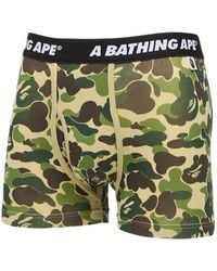 A Bathing Ape - Abc Camouflage Trunks - Lyst