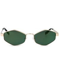 KARL LAGERFELD - Lunettes De Soleil À Monture Géométrique - Lyst