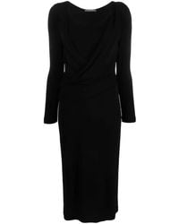 Alberta Ferretti - ラウンドネック ドレス - Lyst