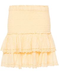 Isabel Marant - Tinaomi Cotton Mini Skirt - Lyst