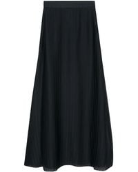 Emporio Armani - ストライプ Aラインスカート - Lyst