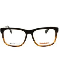 Timberland - Rectangle-Frame Glasses - Lyst