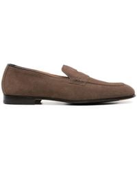 Doucal's - Penny-slot Suede Loafers - Lyst