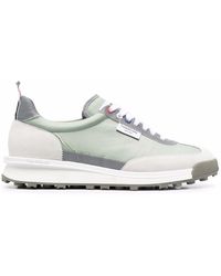 Thom Browne - Panelled Low-top Lace-up Sneakers - Lyst