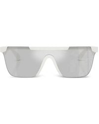 Burberry - Lunettes De Soleil À Monture Géométrique - Lyst