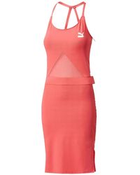PUMA - Archive T7 Midi Dress - Lyst
