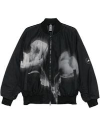 adidas By Stella McCartney - X Adidas X Stella Mccartney Floral Print Bomber Jacket - Lyst