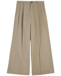 Jil Sander - Pantalon Ample À Design Plissé - Lyst