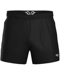 BOSS - Logo-Detail Drawstring Swim Shorts - Lyst