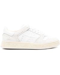 Premiata - Quinn Perforated Leather Sneakers - Lyst