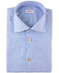 Kiton - Micro-Check Shirt - Lyst