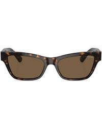 Vogue Eyewear - Tortoiseshell-Effect Cat-Eye Sunglasses - Lyst