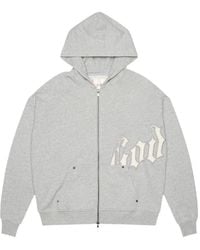 Godspeed - Og Logo Zip-Up Hoodie - Lyst