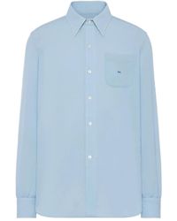 Maison Margiela - Camicia A Maniche Lunghe Con Tasca - Lyst