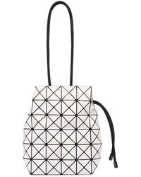 Issey Miyake - Geometric Drawstring Bucket Bag - Lyst