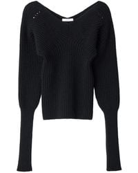 Lemaire - Pull En Laine À Épaules Dénudées - Lyst