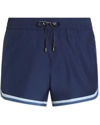 Dolce & Gabbana - Canvas Swim Boxer Shorts - Lyst