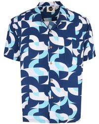 Boardies - Chemise Baus Imprimée À Col Cubain - Lyst