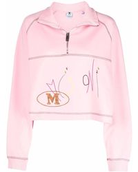 Missoni - Sudadera Con Cuello Alzado Y Logo Bordado - Lyst