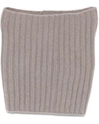 Dell'Oglio - Ribbed Scarf - Lyst