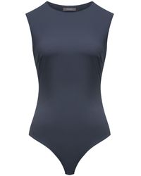 12 STOREEZ - Round-neck Sleeveless Bodysuit - Lyst