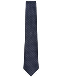 Canali - Polka-Dot Basket-Weave Tie - Lyst