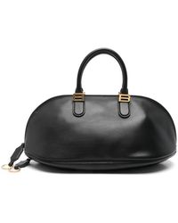 Balenciaga - Bolero B-Logo Leather Tote Bag - Lyst