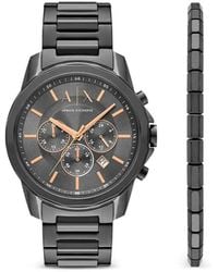 ARMANI EXCHANGE - Round-Face 44Mm - Lyst