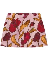 La DoubleJ - Floral Mini Skirt - Lyst