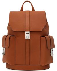 Ferragamo - Drawstring Leather Backpack - Lyst