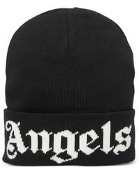 Palm Angels - Logo-Intarsia Beanie Hat - Lyst