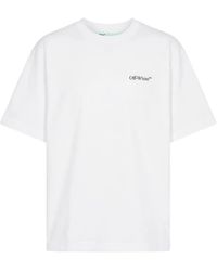 Off-White c/o Virgil Abloh - T-Shirt À Logo Brodé - Lyst